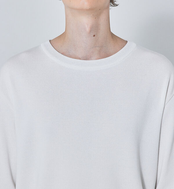 ABAHOUSE「【定番】総針 プルオーバー ニット」|ニット・セーター|