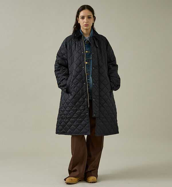 ABAHOUSE「【Barbour / バブアー】EXMOOR / エクスモア キルティング ステ」|ステンカラーコート|