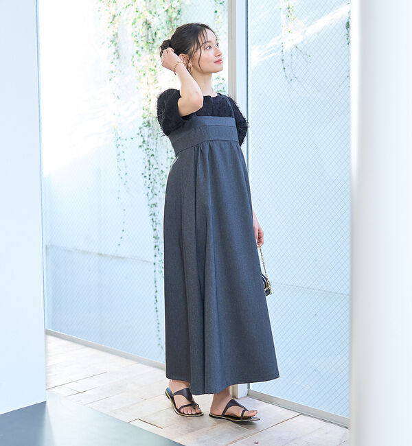 Rouge vif「デニムライクベアキャミワンピース」|ワンピース|