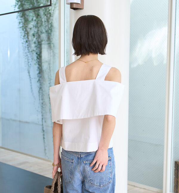 Rouge vif「ケープオフショルブラウス」|シャツ・ブラウス|