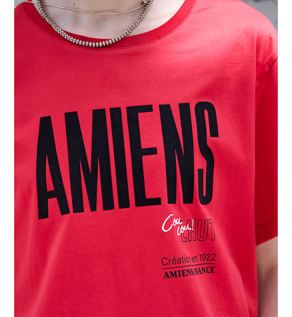 Rouge vif「別注【La Hutte / ラ ユット】フロッキー &times; 刺繍 ロゴTシャツ /」|Tシャツ・カットソー|