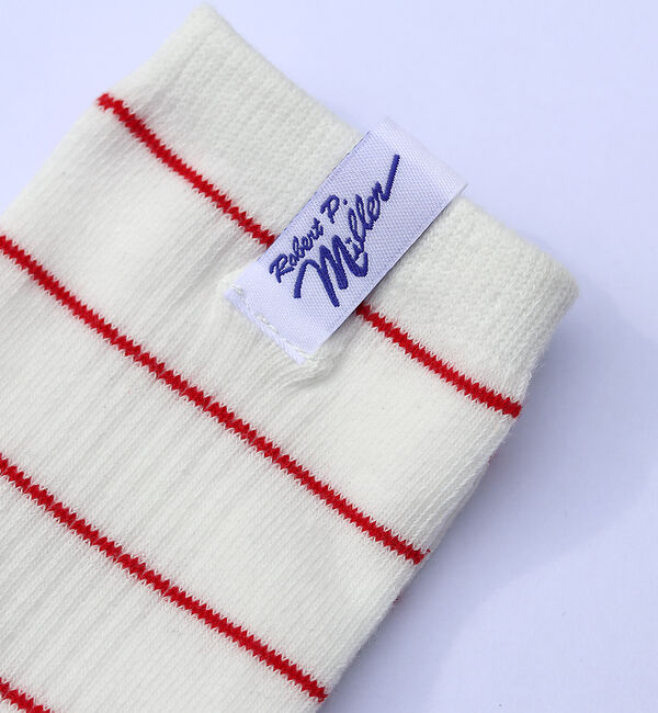 Rouge vif「【Robert P.Miller/ロバートピーミラー】1Pソックス クルー/靴下」|ソックス|