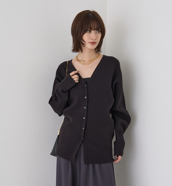 Rouge vif「変形オーバールーズニットカーディガン」|カーディガン|