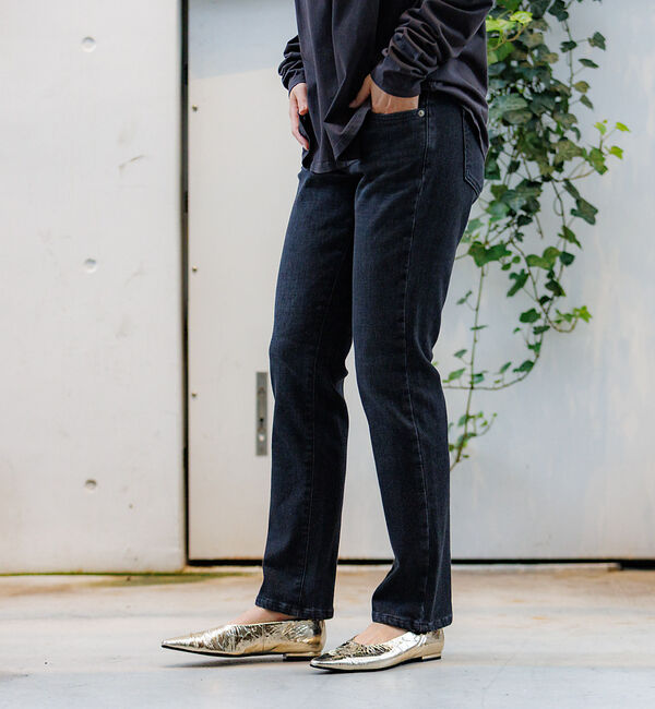 Rouge vif「【SOMETHING/サムシング】BODYFIRE / テーパードデニムパンツ」|デニム|