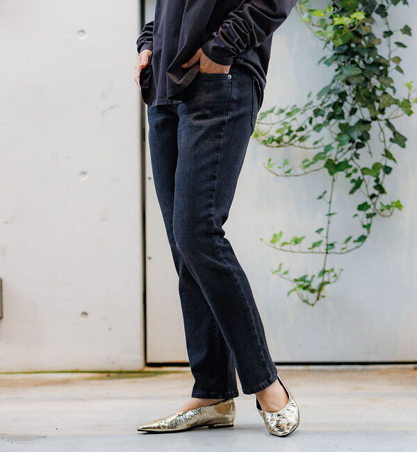 Rouge vif「【SOMETHING/サムシング】BODYFIRE / テーパードデニムパンツ」|デニム|