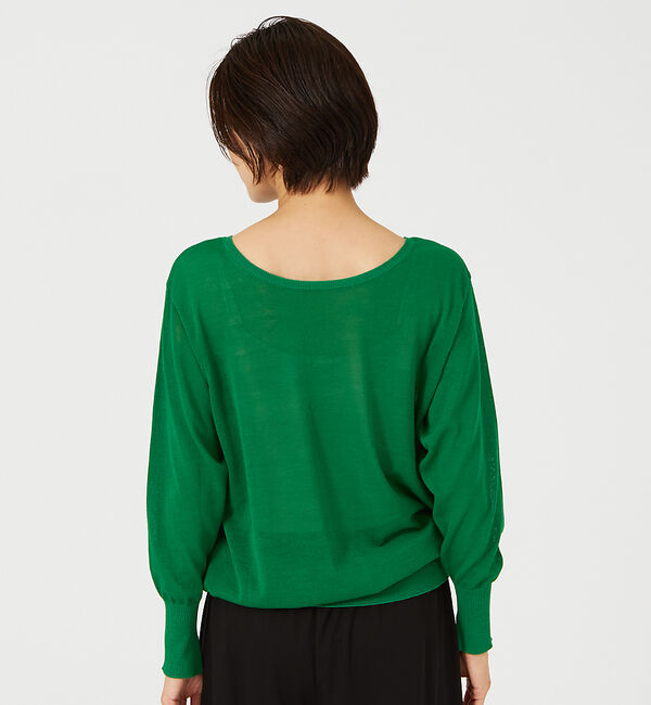 qualite「【アンサンブル対応】シアーウール2WAYニットプルオーバー」|ニット・セーター|