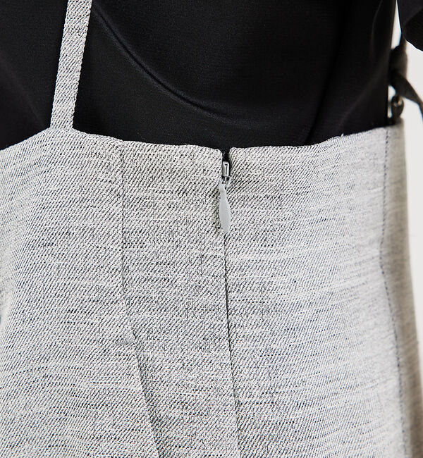 qualite「リネンライクサスペンダーパンツ」|オールインワン|