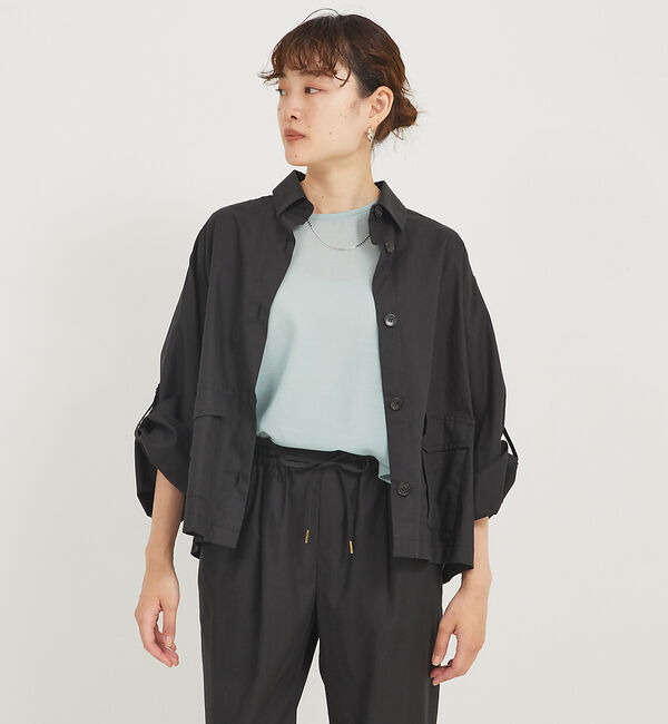 qualite「ダンプシャツブルゾン」|ブルゾン・スタジャン|