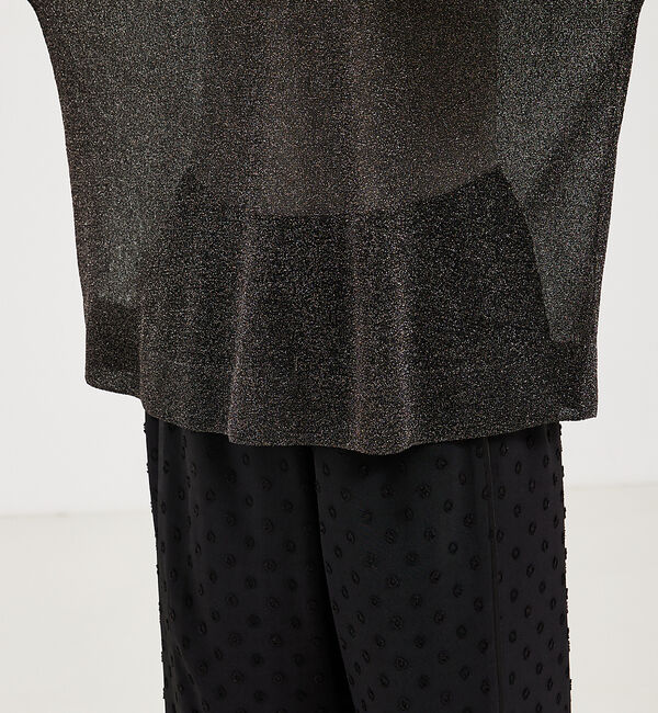 qualite「ラメシアーニットプルオーバー」|ニット・セーター|