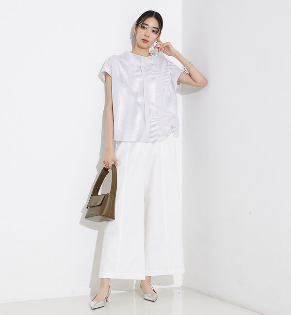 qualite「撥水ツイルワイドパンツ」|その他|