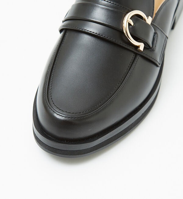 AU BANNISTER「ローファーモチーフミュール」|サンダル|