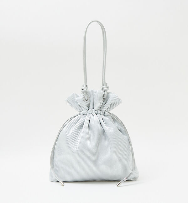 LOWELL things「●SOEUR/A4プリーツトートバッグ」|トートバッグ|シルバー