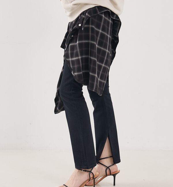 The Store by C' 「【AGOLDE】INGRAM SPLIT SKINNY／スキニーデニム」|デニム|