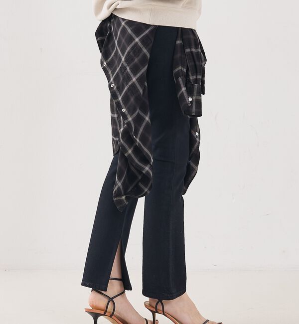 The Store by C' 「【AGOLDE】INGRAM SPLIT SKINNY／スキニーデニム」|デニム|