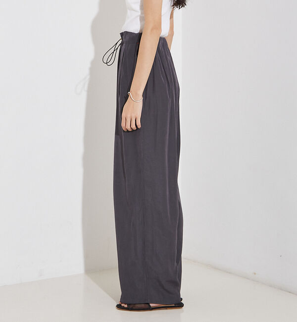 NOMINE「【セットアップ対応】ヴィンテージサテン ドロストコード パンツ【予約】」|その他|