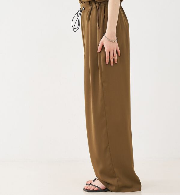 NOMINE「【セットアップ対応】ヴィンテージサテン ドロストコード パンツ【予約】」|その他|