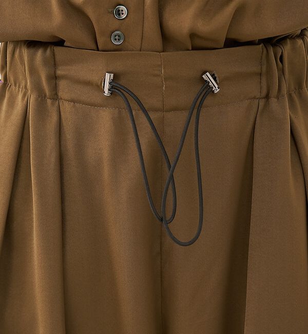 NOMINE「【セットアップ対応】ヴィンテージサテン ドロストコード パンツ【予約】」|その他|