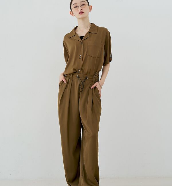 NOMINE「【セットアップ対応】ヴィンテージサテン ドロストコード パンツ【予約】」|その他|