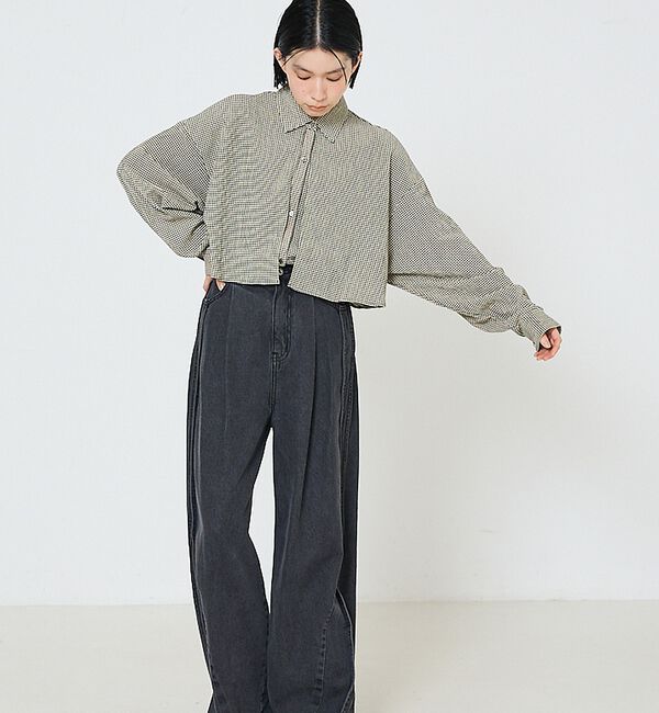 NOMINE「【ユニセックス】ロングヨーク オーバーサイズ シャツ【予約】」|シャツ・ブラウス|