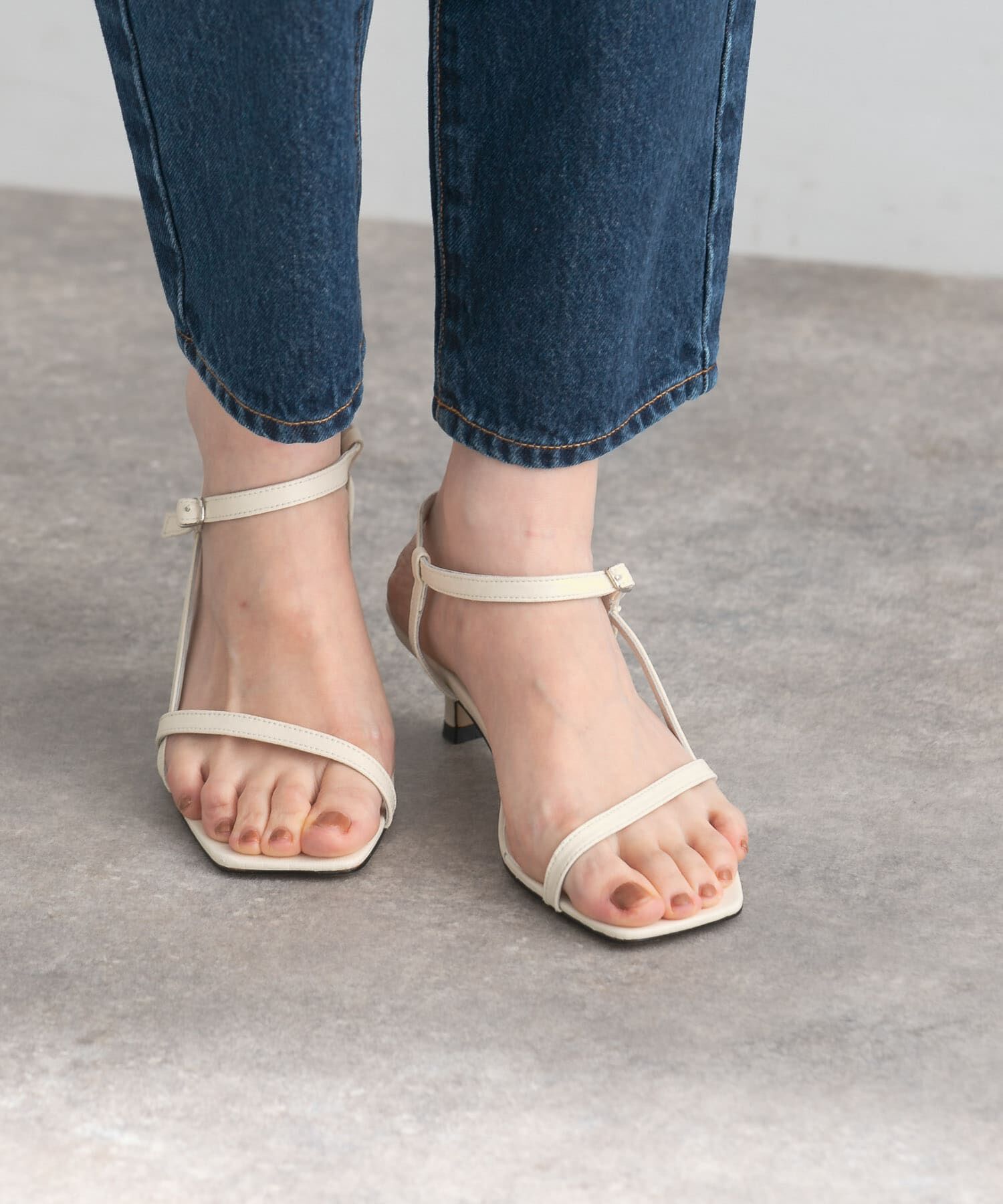 URBAN RESEARCH ROSSO「REMME　ナローストラップサンダル」|サンダル|