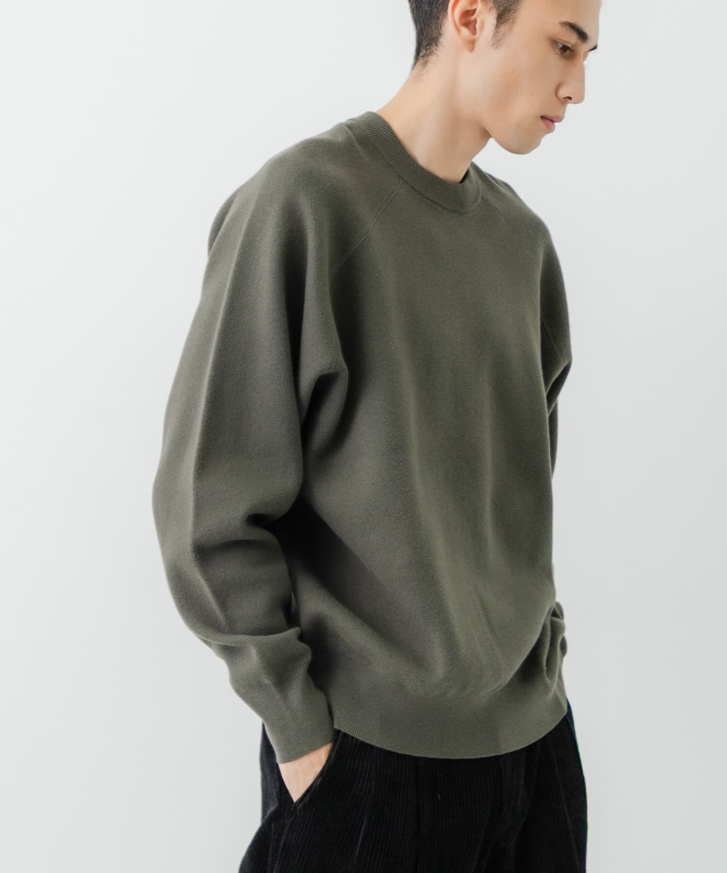 URBAN RESEARCH「綿カシミヤスウェットニット」|ニット・セーター|