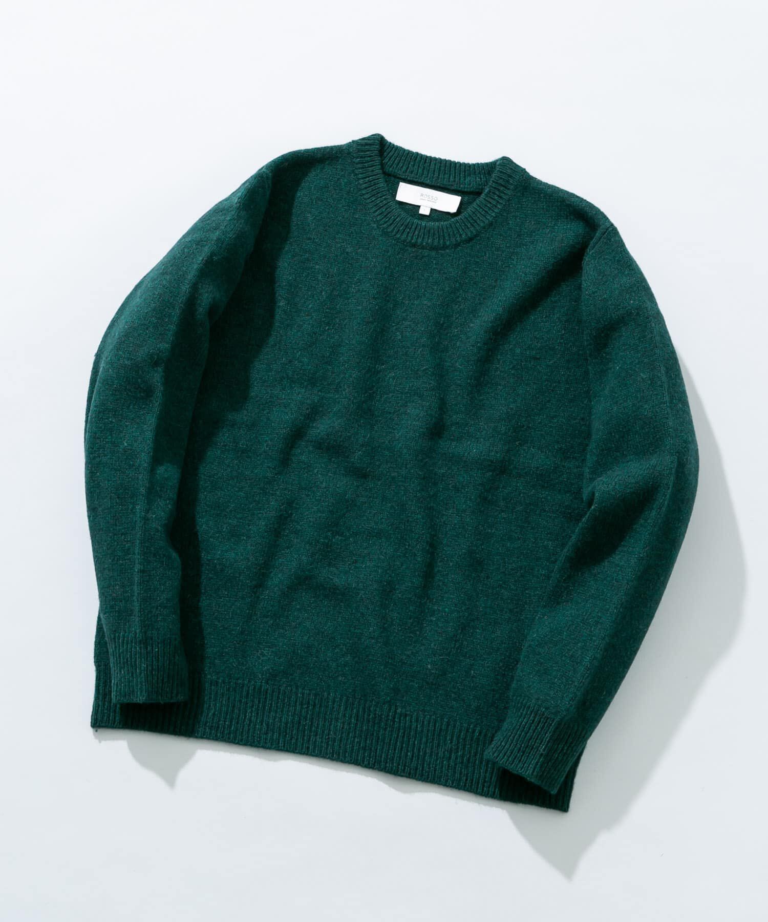 URBAN RESEARCH ROSSO「『XLサイズあり』シェットランドウールクルーネックニット」|ニット・セーター|