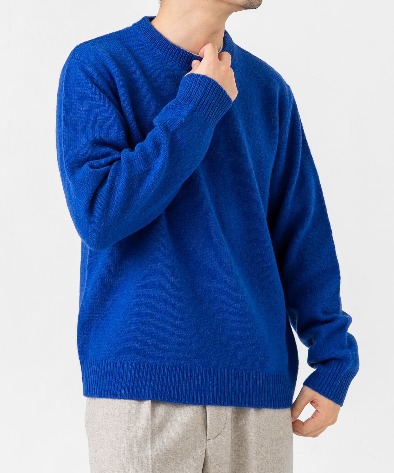 URBAN RESEARCH ROSSO「『XLサイズあり』シェットランドウールクルーネックニット」|ニット・セーター|