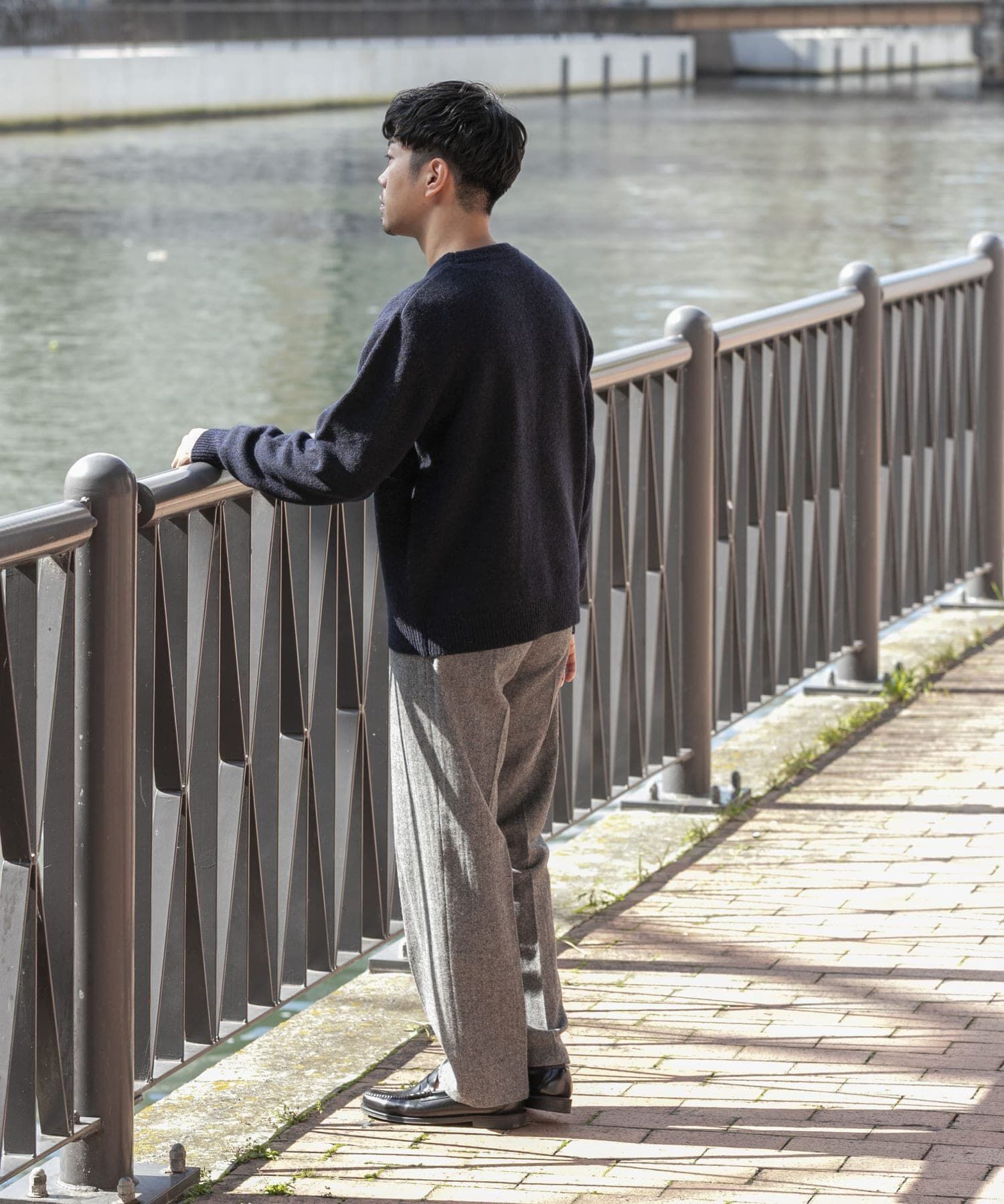 URBAN RESEARCH ROSSO「『XLサイズあり』シェットランドウールクルーネックニット」|ニット・セーター|