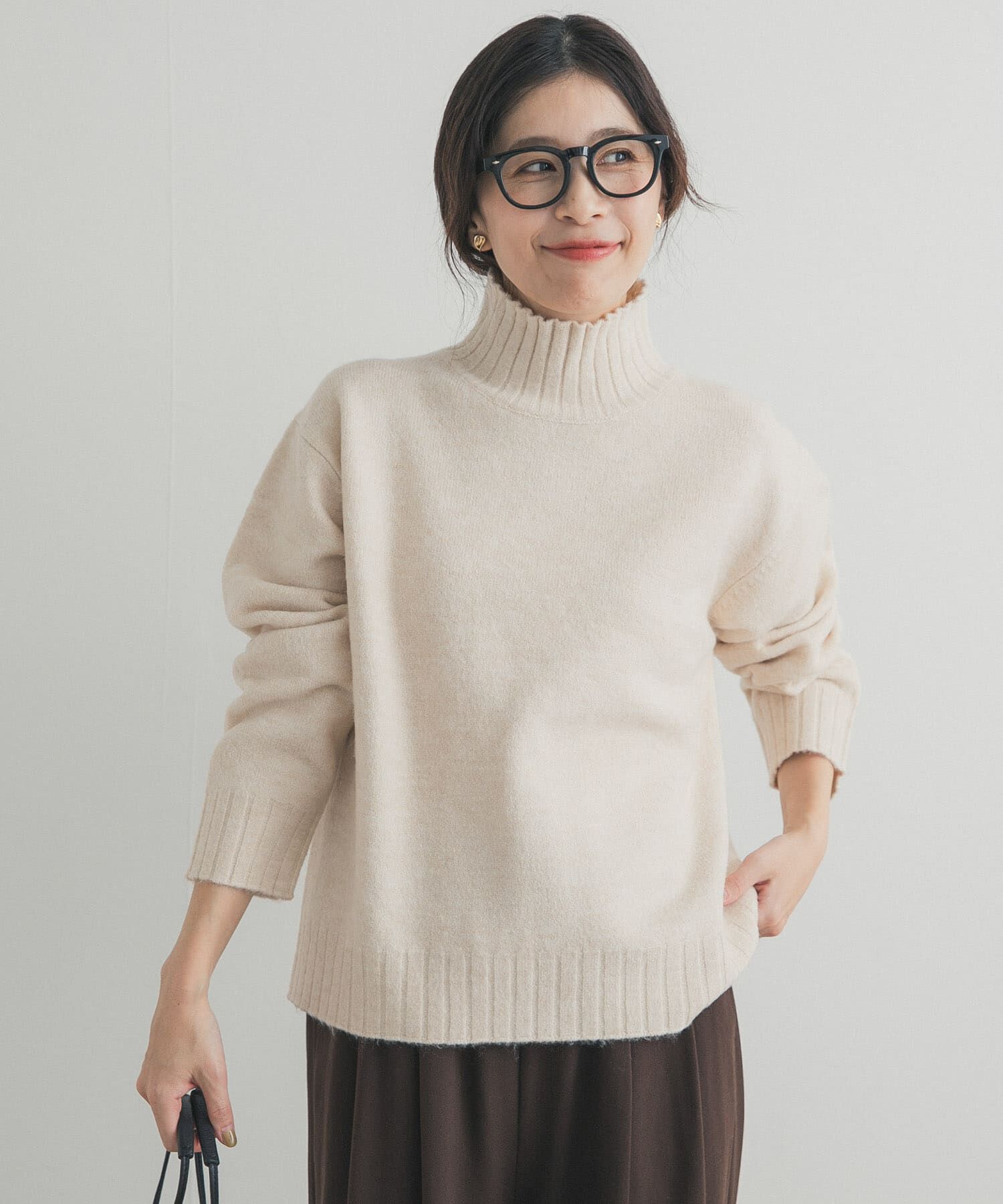 URBAN RESEARCH DOORS「タートルネックニットプルオーバー」|ニット・セーター|