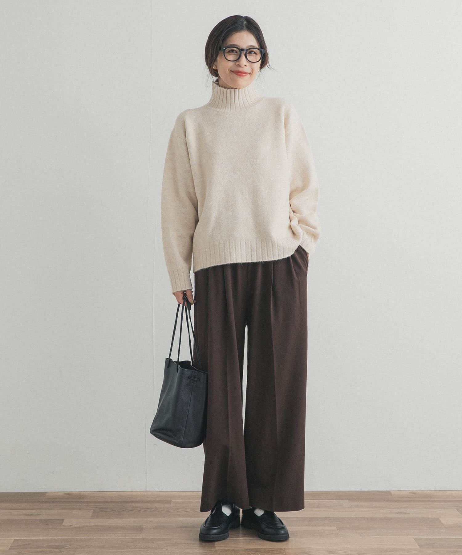 URBAN RESEARCH DOORS「タートルネックニットプルオーバー」|ニット・セーター|