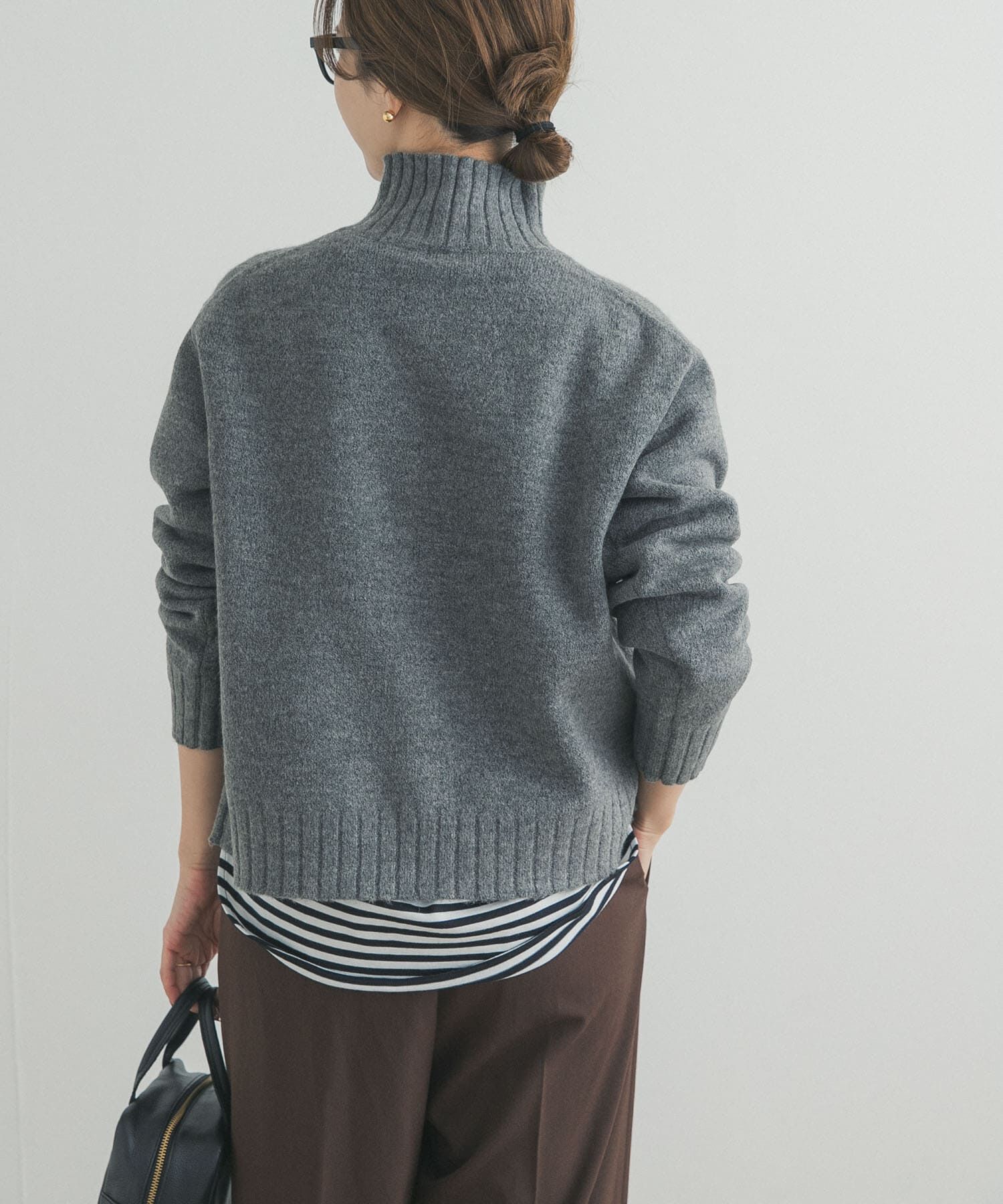 URBAN RESEARCH DOORS「タートルネックニットプルオーバー」|ニット・セーター|