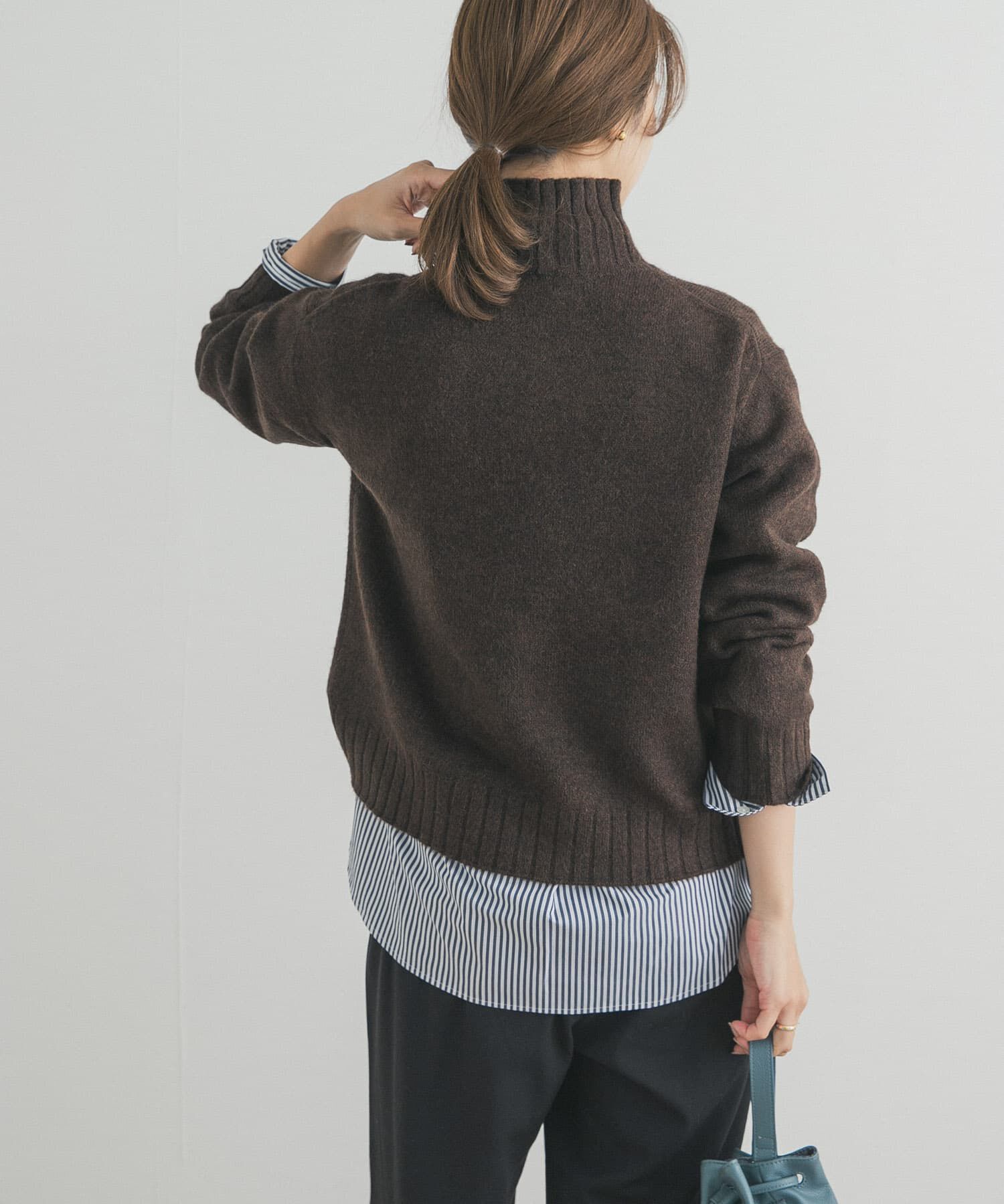 URBAN RESEARCH DOORS「タートルネックニットプルオーバー」|ニット・セーター|