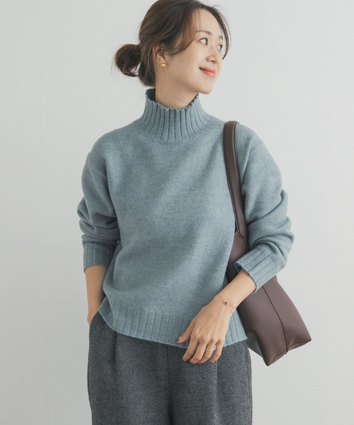 URBAN RESEARCH DOORS「タートルネックニットプルオーバー」|ニット・セーター|