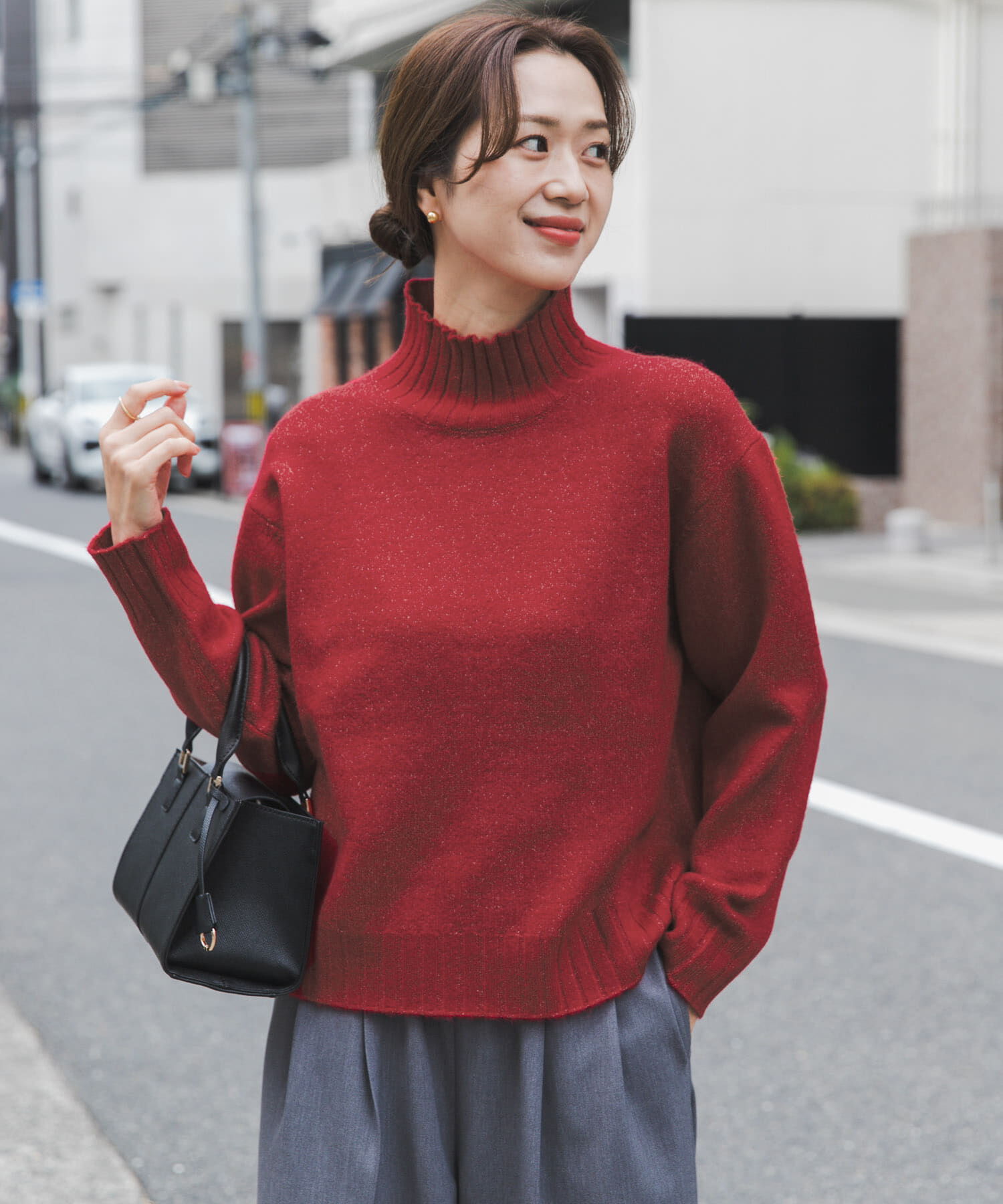 URBAN RESEARCH DOORS「タートルネックニットプルオーバー」|ニット・セーター|