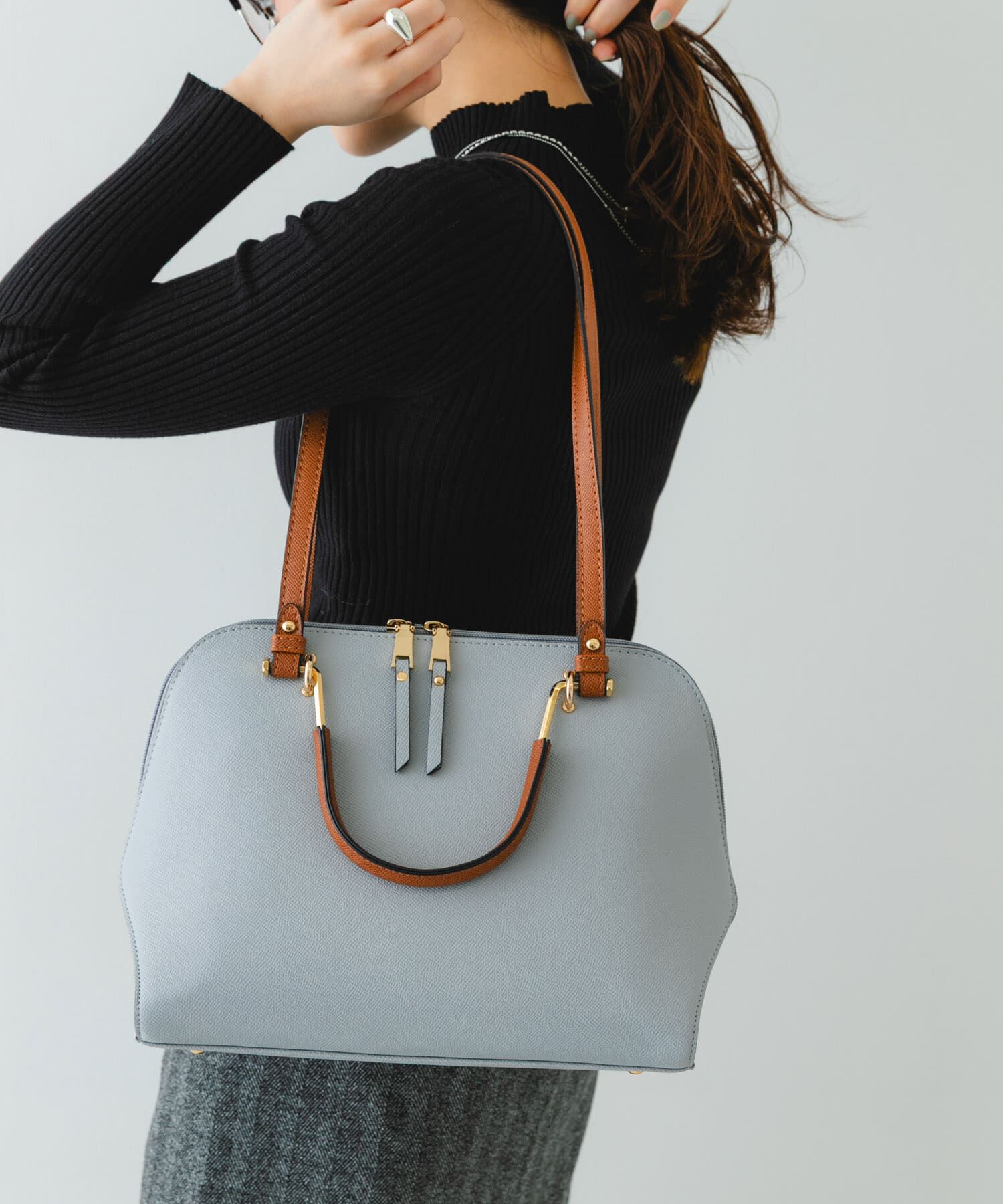 RODE SKO「『インフルエンサーayaさんコラボ』プチ2WAYハンドバッグ」|ハンドバッグ|