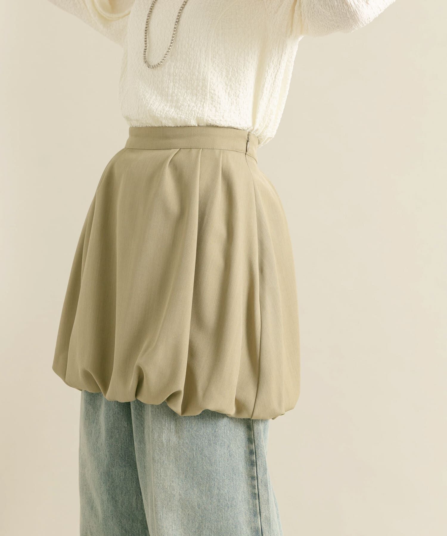  「バルーンミニスカート」|スカート|