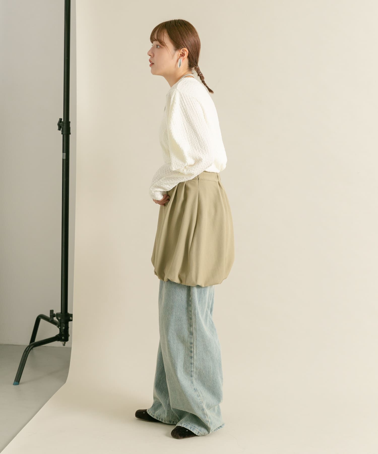  「バルーンミニスカート」|スカート|