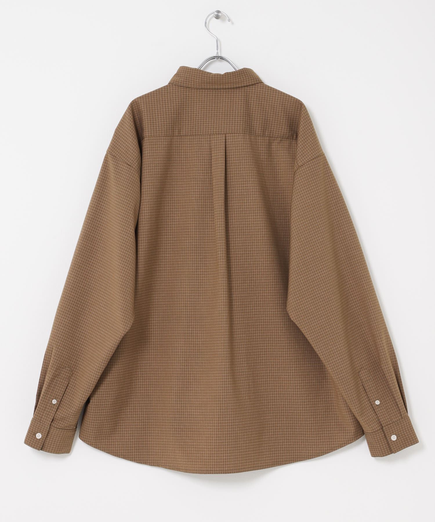 SENSE OF PLACE by URBAN RESEARCH「マイクロチェックレギュラーカラーシャツ」|シャツ・ブラウス|