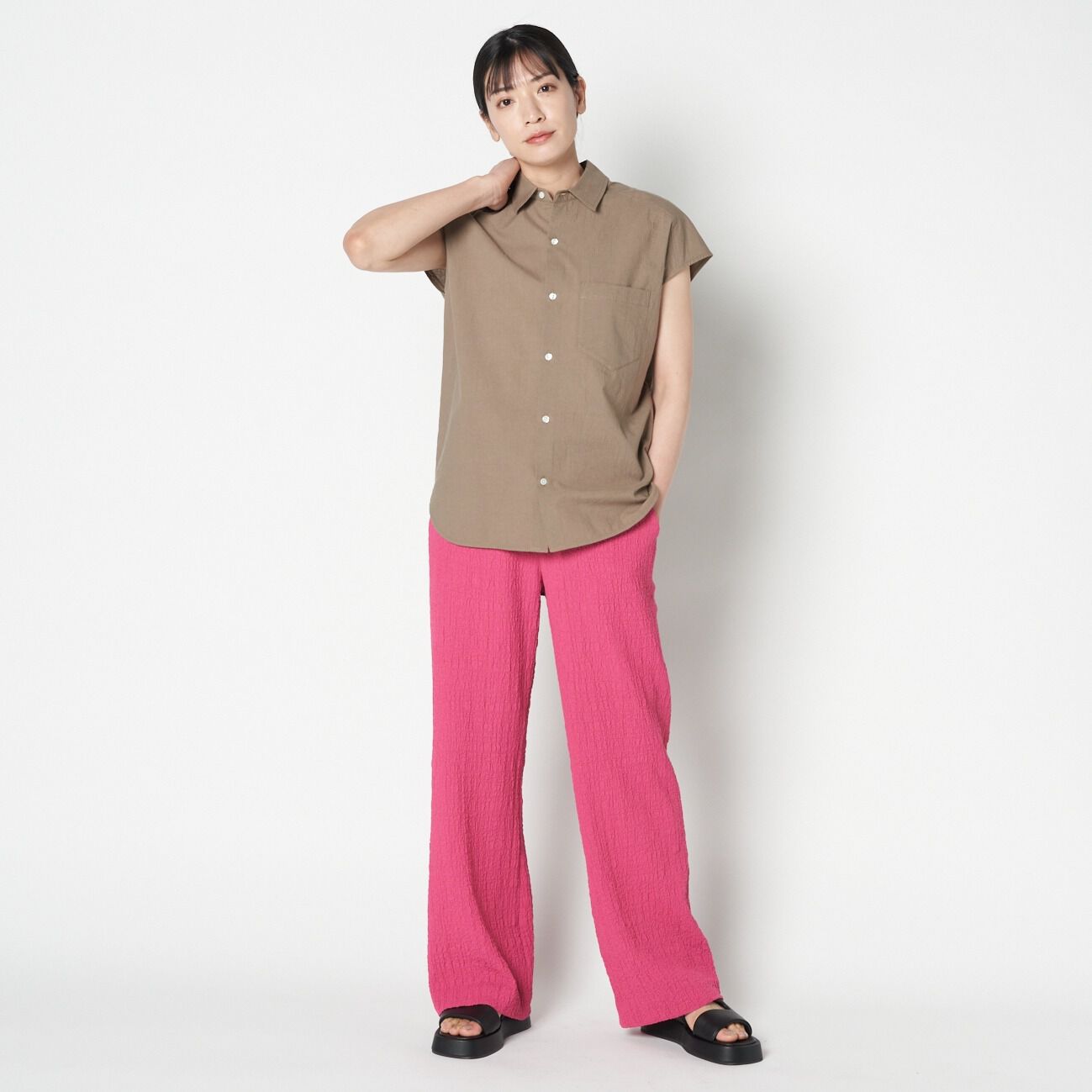HELIOPOLE「HELIOPOLE ECO BOUCLE EASY PANTs」|チノ|