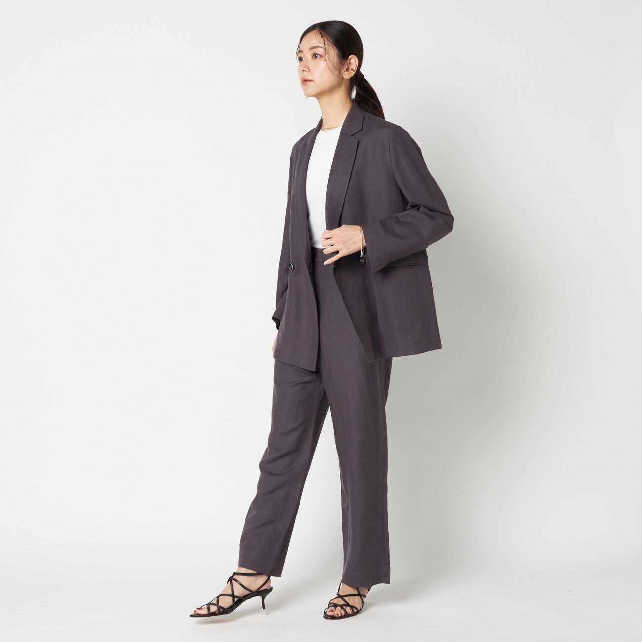 HELIOPOLE「HELIOPOLE the EDITOR PANTS(LINEN)」|チノ|