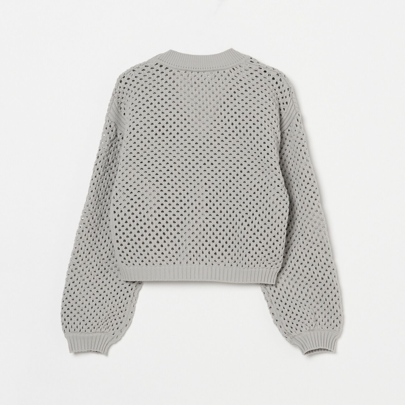 HELIOPOLE「HELIOPOLE EYELET KNIT V NECK CARDIGAN」|ニット・セーター|