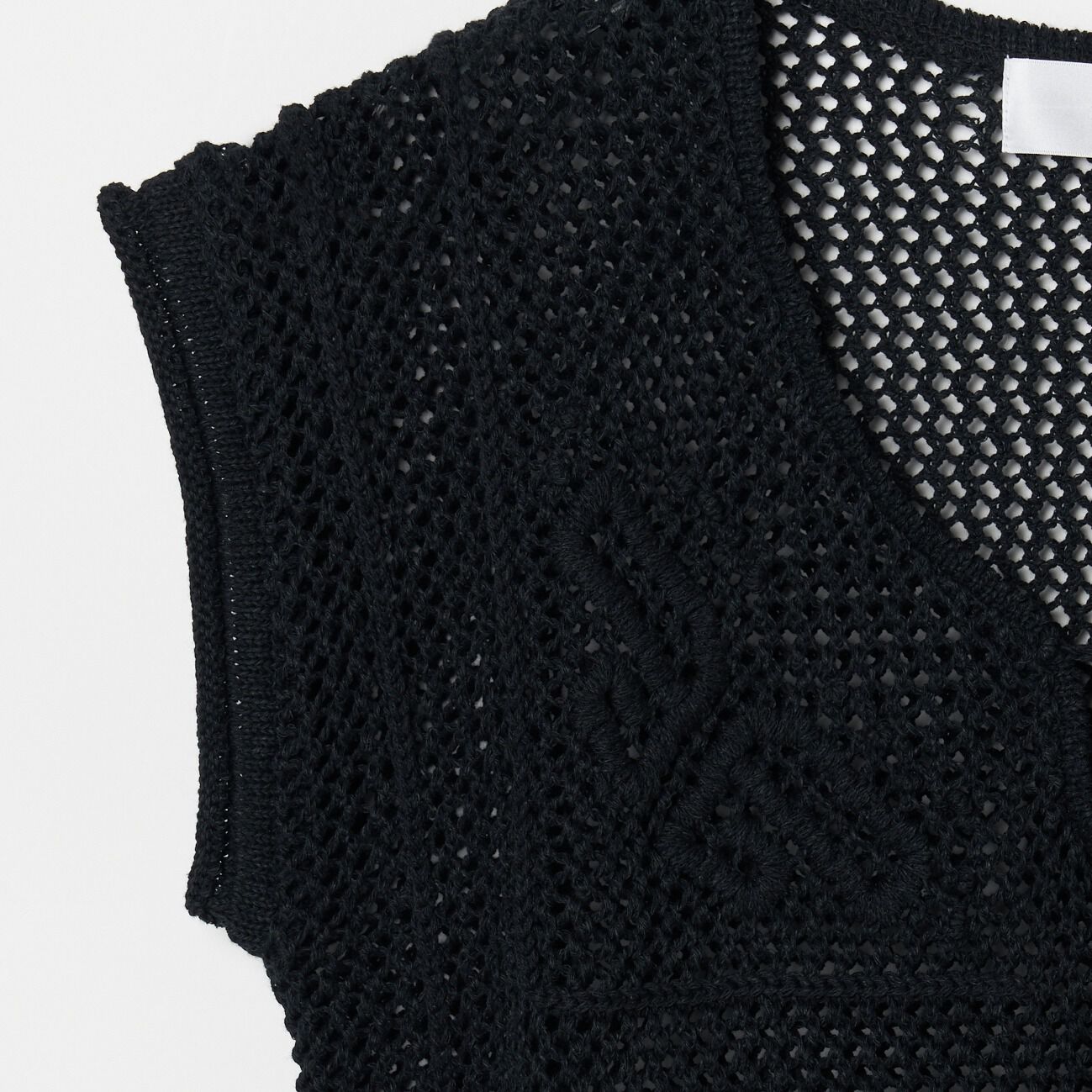  「uca MESH x EMBROIDAERY NOSLEEVE」|Tシャツ・カットソー|