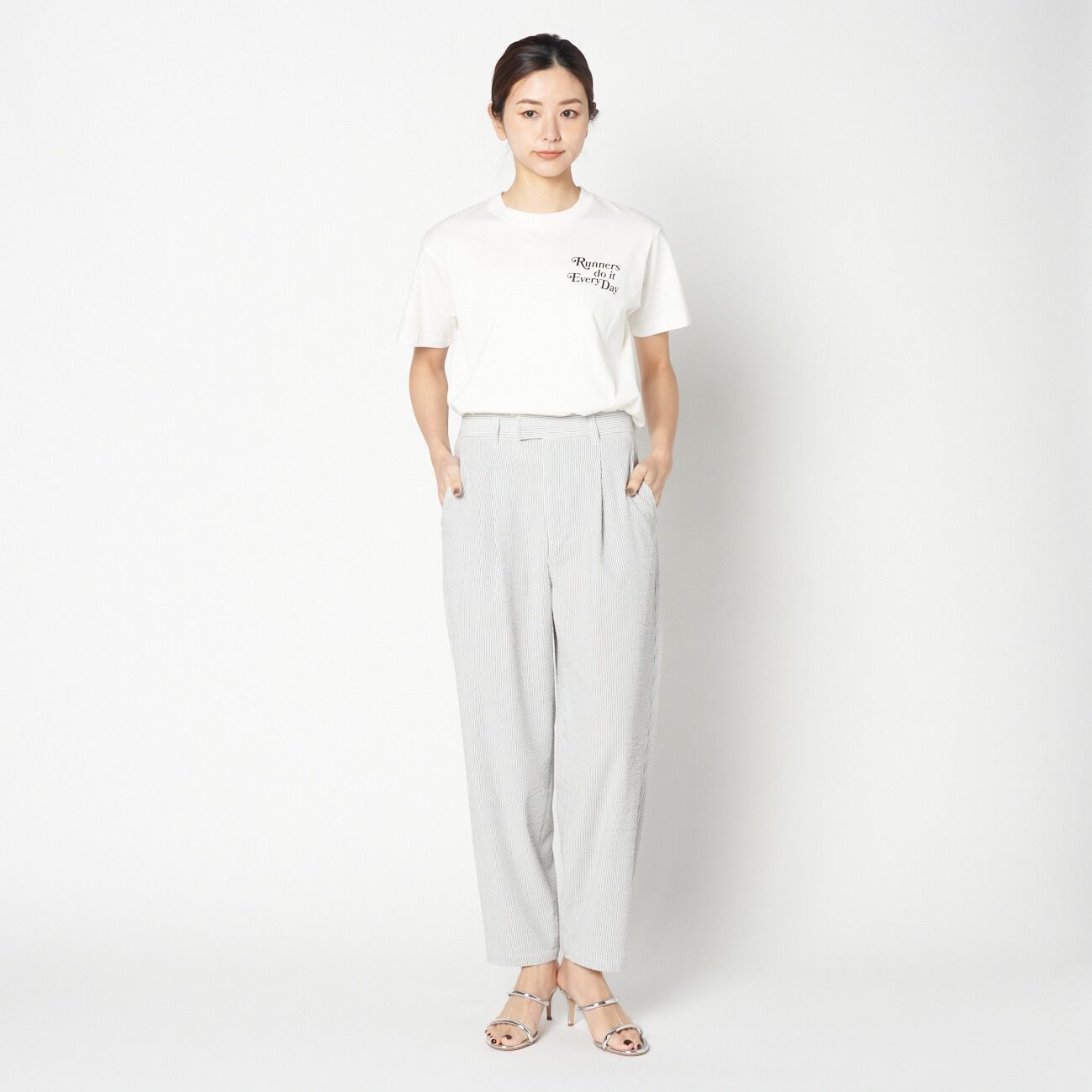 HELIOPOLE「HELIOPOLE the EDITOR PANTS(SHEERSUKER)」|チノ|