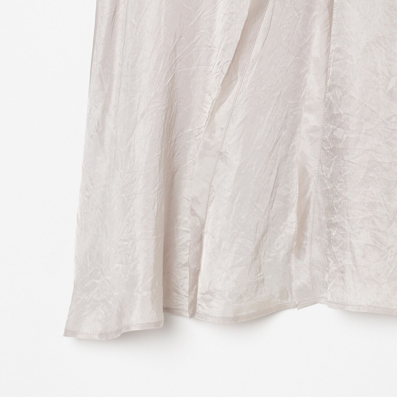 HELIOPOLE「HELIOPOLE CREPE SHEER GATHERED BLOUSE」|シャツ・ブラウス|