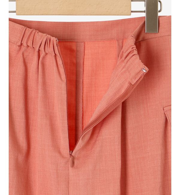 le.coeur blanc「《手洗い可能》ドライタッチカーゴポケットトラペーズスカート」|スカート|