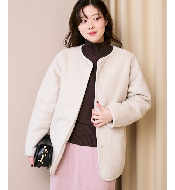  「リバーシブルフェイクムートンコート」|その他|