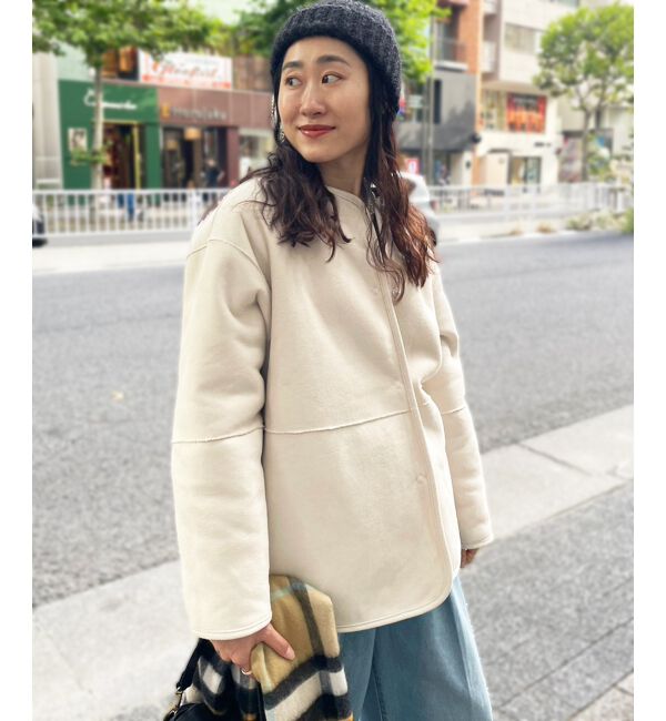  「リバーシブルフェイクムートンコート」|その他|