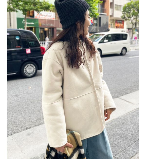  「リバーシブルフェイクムートンコート」|その他|
