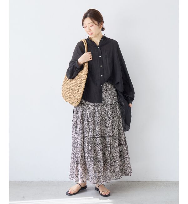  「Fanaka別注フラワー柄スカート」|スカート|