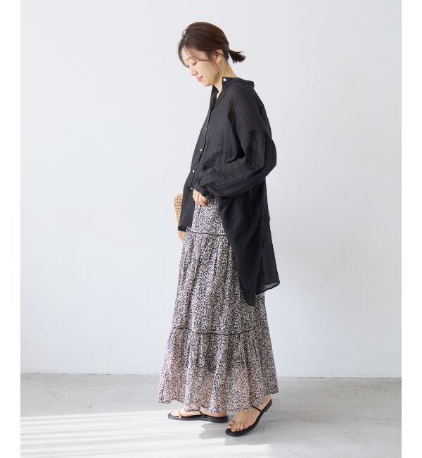  「Fanaka別注フラワー柄スカート」|スカート|